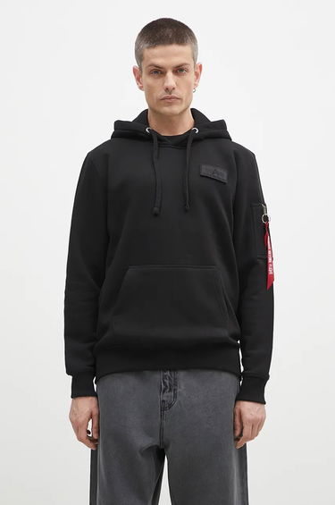 Суитчър Alpha Industries Hoodie With Print Черно | 178314.95, 0