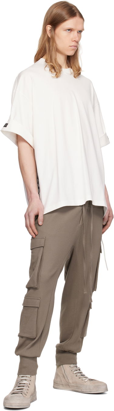 Тениска Mastermind WORLD Mastermind World Boxy Roll Sleeve T-Shirt Бяло | MW25S14-TS035-022, 3