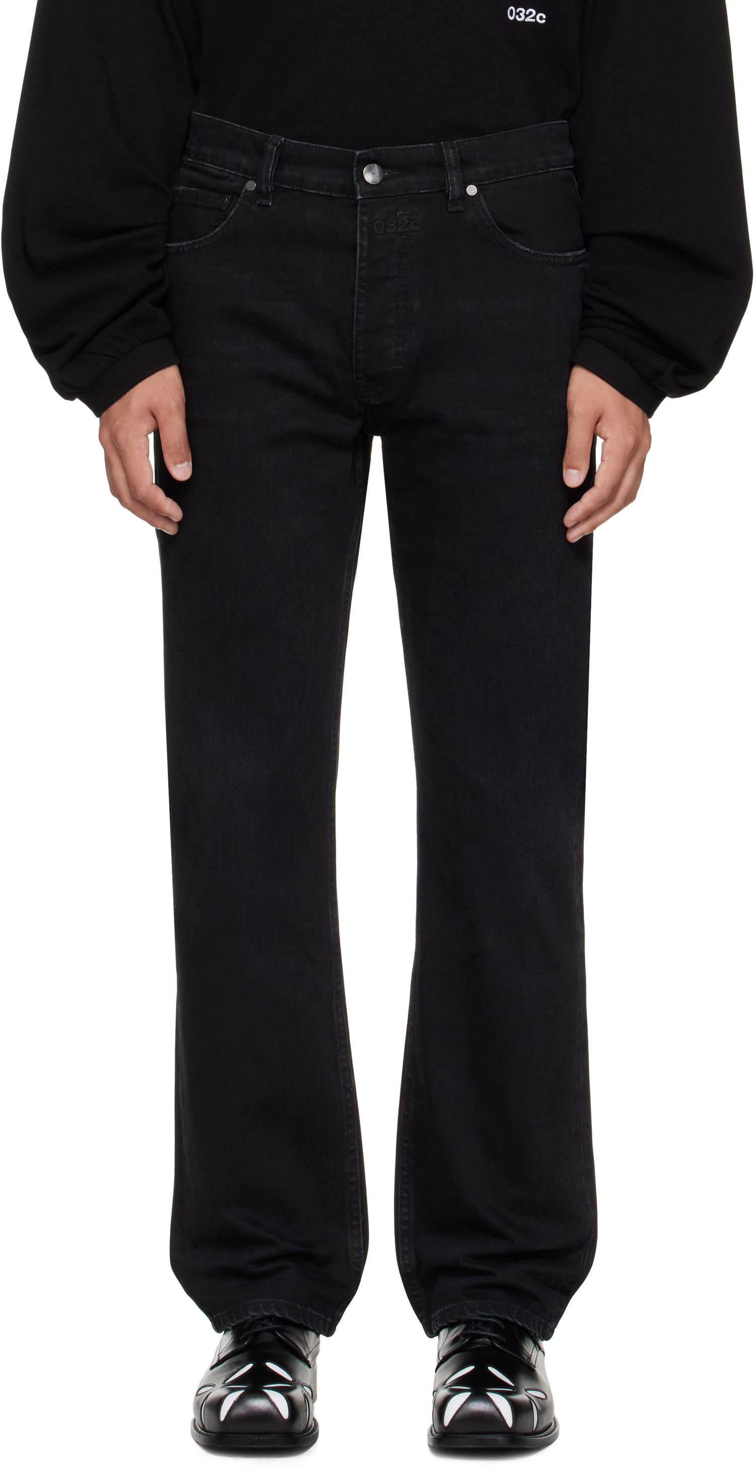Дънки 032C 032c Down To Earth Straight Leg Jeans Черно | S25-URD-1021-050, 0