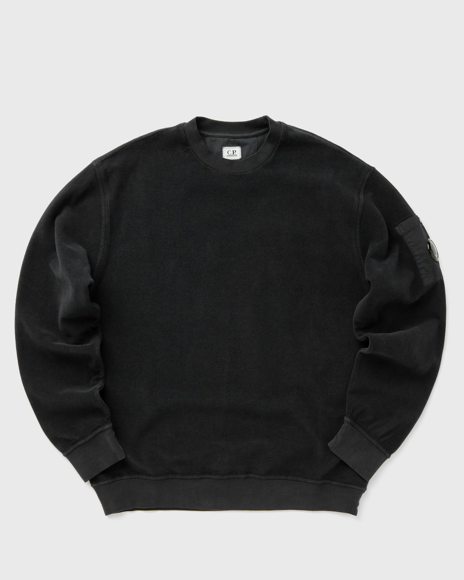 Суитчър C.P. Company Brushed Diagonal Fleece Sweatshirt Черно | 17CMSS285A006614G-995, 0