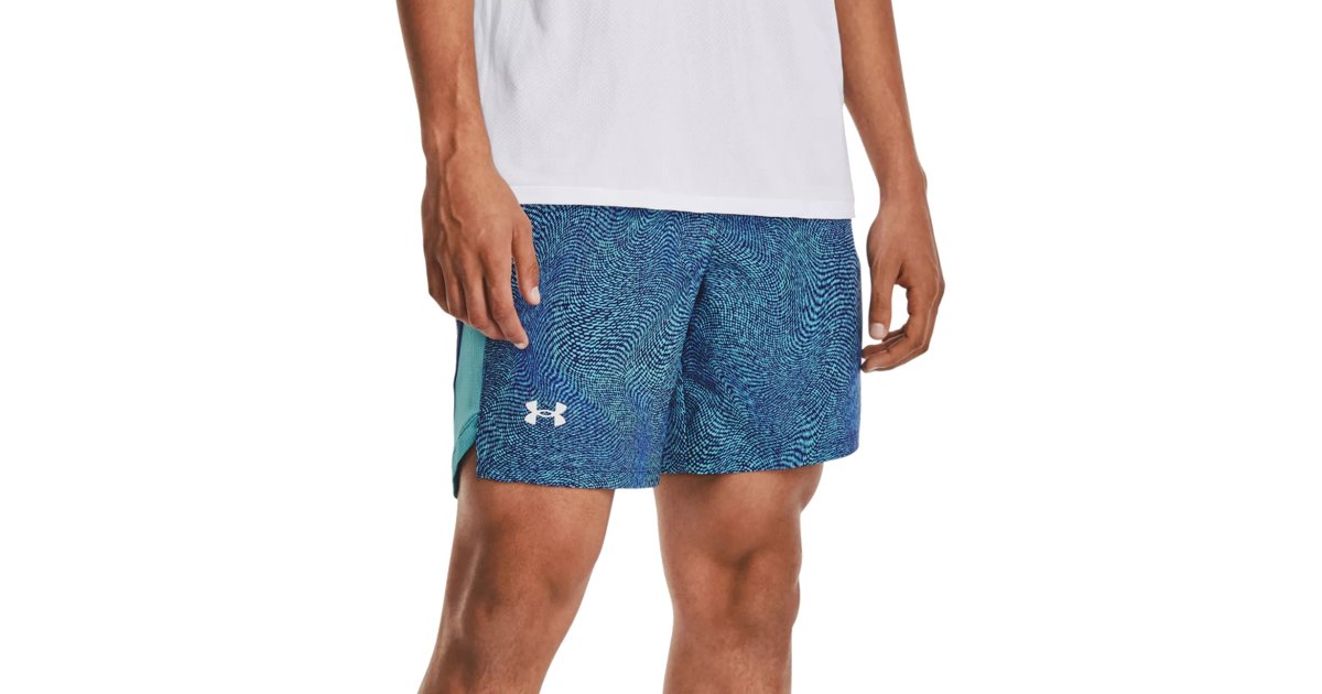 Къси панталони Under Armour Launch 7'' Printed Shorts Синьо | 1376582-433, 1