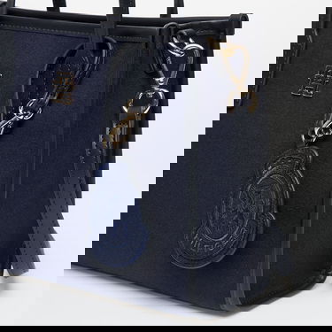 Голяма пазарска чанта Tommy Hilfiger Th City Small Tote Melton Тъмно синьо | AW0AW17852 DW6, 3