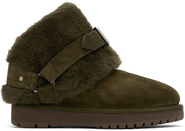 Кецове и обувки Burberry Burberry Shearling Chubby Boots Зелено | 8092544, 0