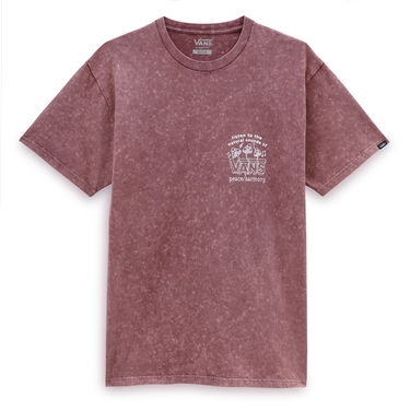 Тениска Vans Plant Harmony Acid Washed Tee Бургунди | VN0000M2ALI1, 1