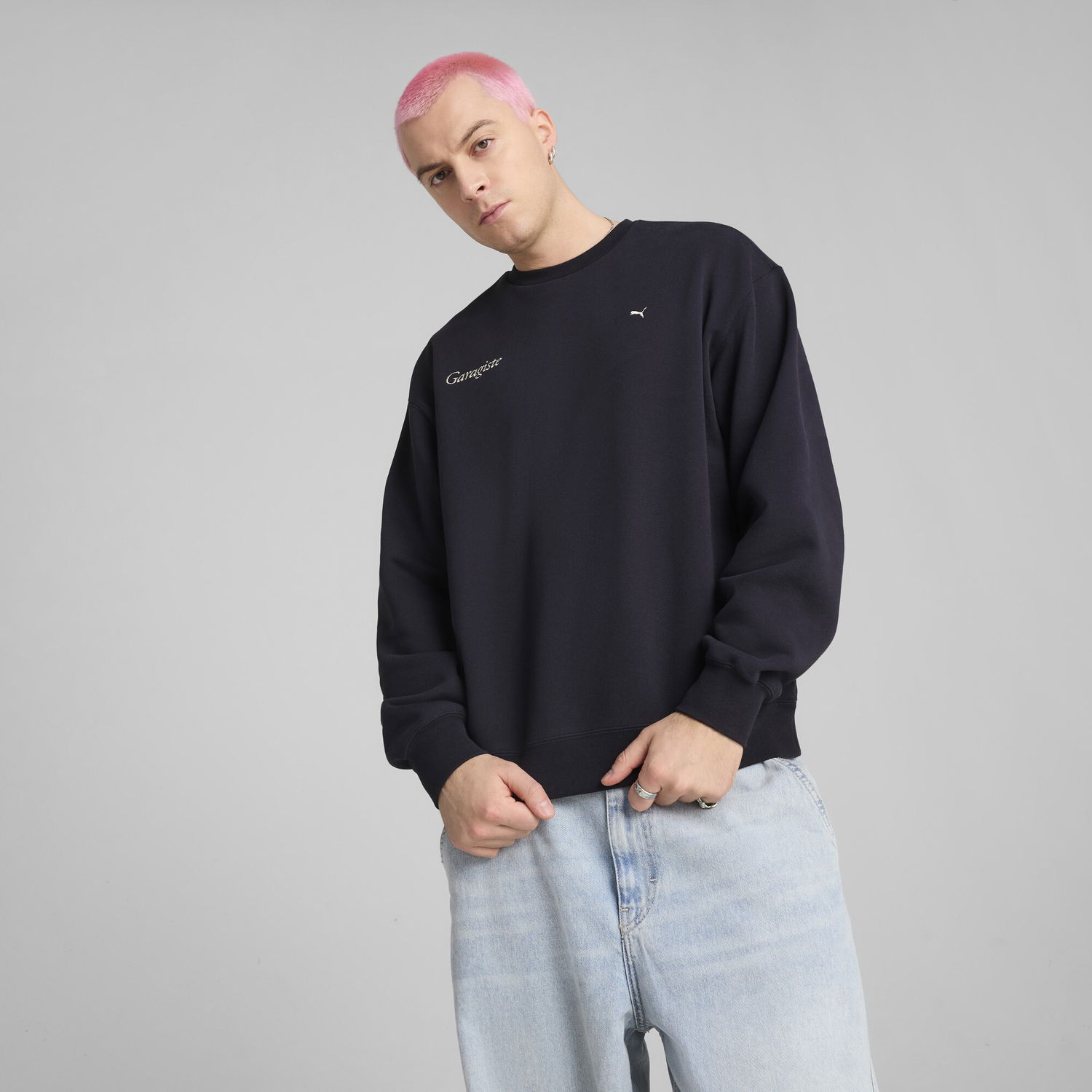 Пуловер Puma MMQ Graphic Crewneck Sweatshirt Тъмно синьо | 629344_16, 0