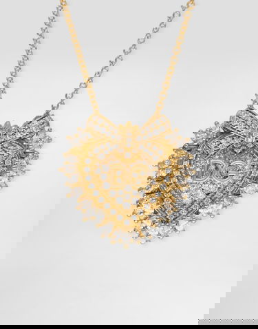 Колие Dolce & Gabbana Dolce & Gabbana Devotion 18 Carat Yellow Gold Diamond Heart Pendant Necklace Металик | WNND1KWYEDWZOO00, 1