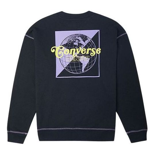Пуловер Converse Renew Graphic Crewneck Sweatshirt Черно | 10021574-A01