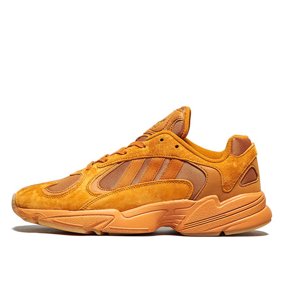 Кецове и обувки adidas Originals Size? x Yung-1 Craft Orche Кафяво | F36917, 0