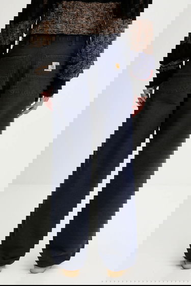 Панталони Carhartt WIP Loose Fit Trousers Simple Pant Тъмно синьо | I035643.1C4O, 2