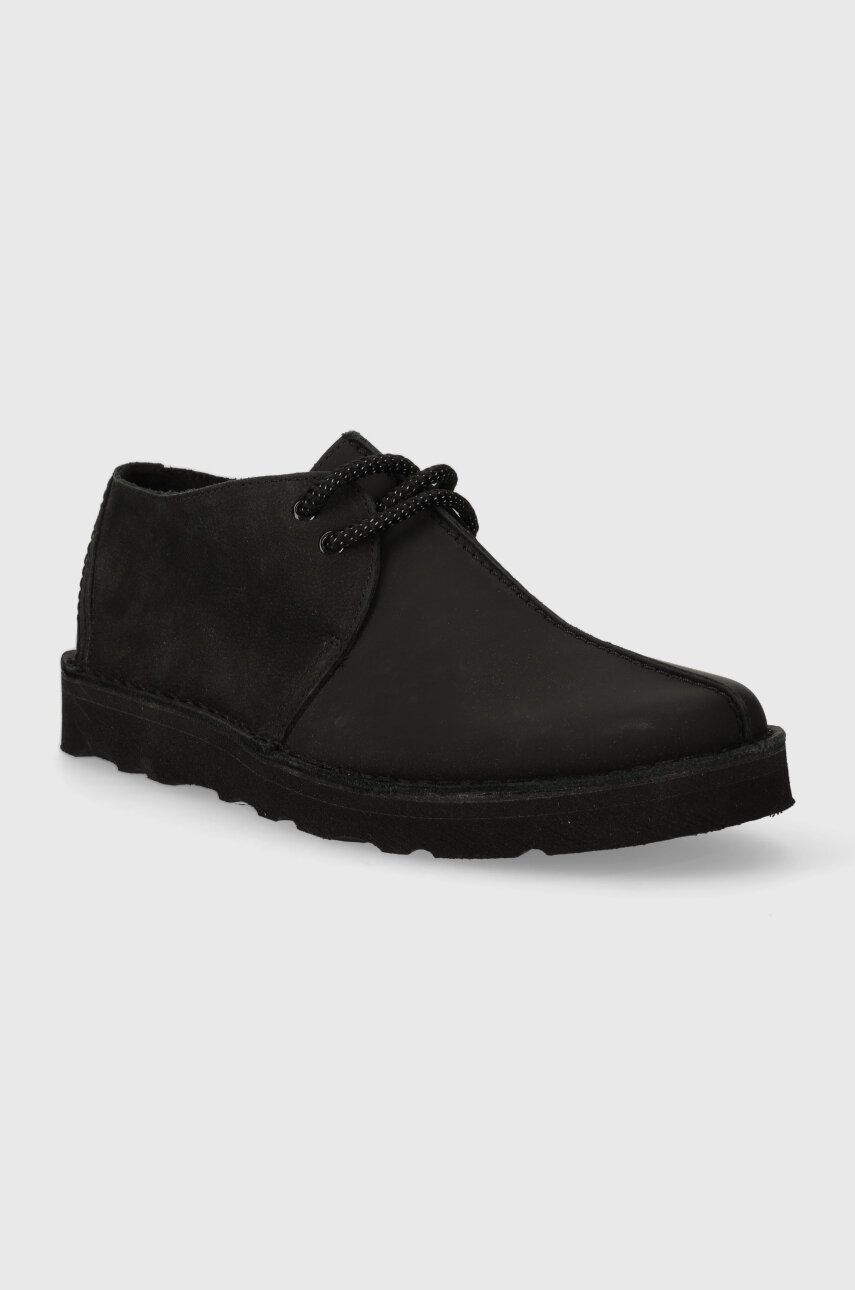 Кецове и обувки Clarks Leather Flats Черно | 261631117070, 1