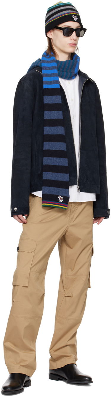 Яке Paul Smith PS Paul Smith Zip Suede Jacket Тъмно синьо | M2R-711YL-M21985-49, 3