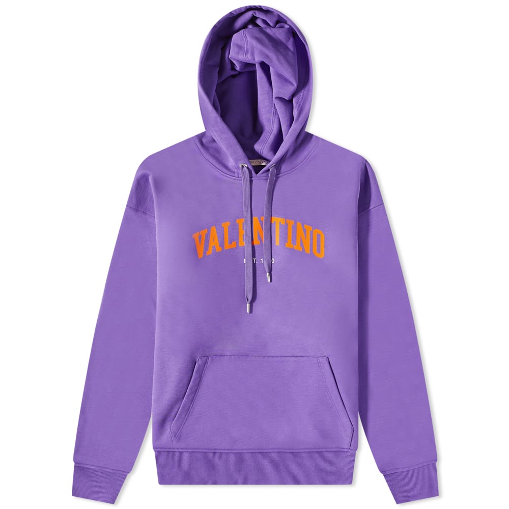 Суитчър Valentino Varsirty Logo Popover Hoody Лилаво | 2V3MF14B963-U15, 0