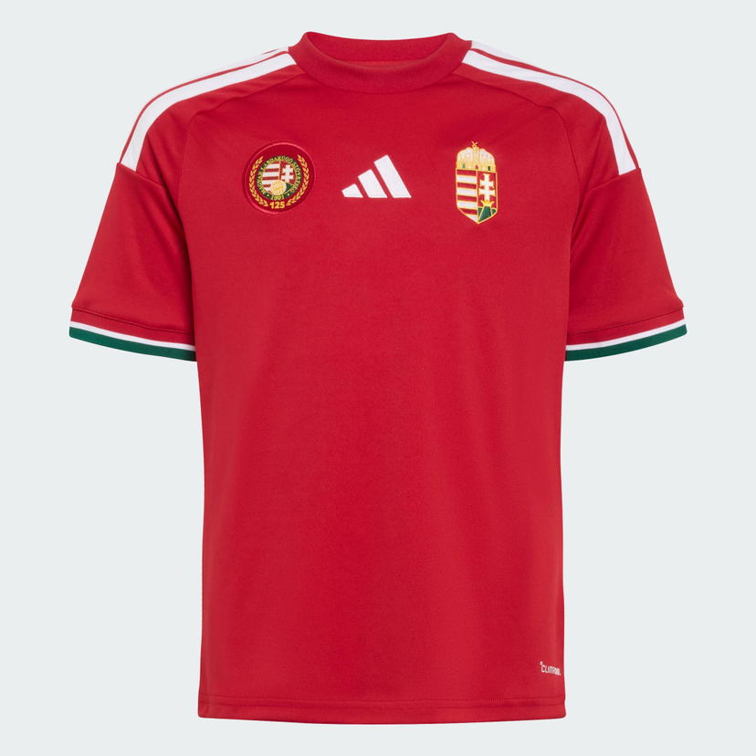 Фланелка adidas Performance Hungary Home Kids Football Jersey Червено | JZ6977