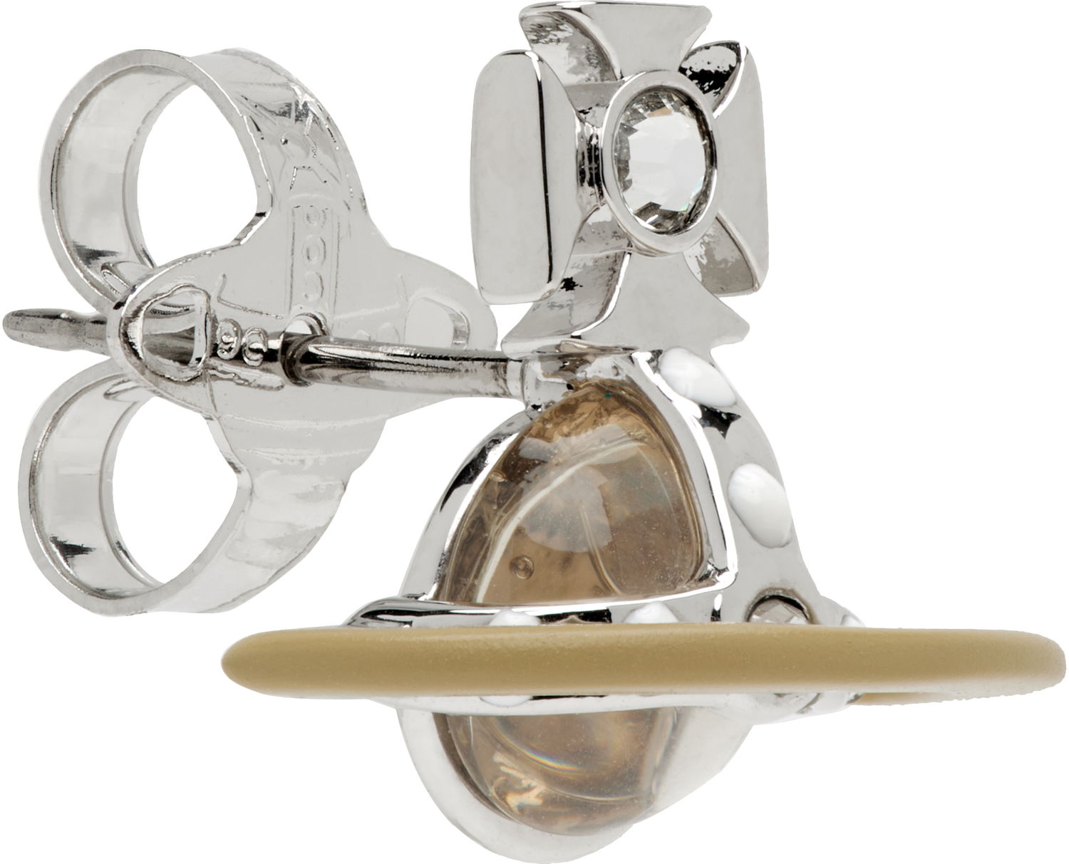 Обеци Vivienne Westwood Original Orb Stud Single Earring Металик | 62010345-02P674-, 1