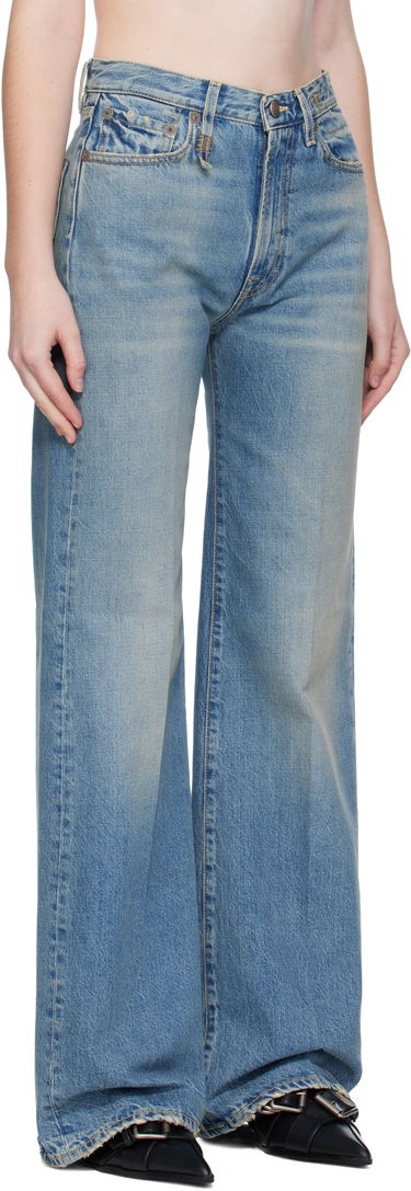 Дънки R13 R13 Flare Jeans Синьо | R13WD188-D343A, 1