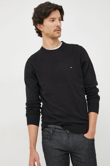 Пуловер Tommy Hilfiger Sweater Черно | MW0MW28046.9BYY, 0