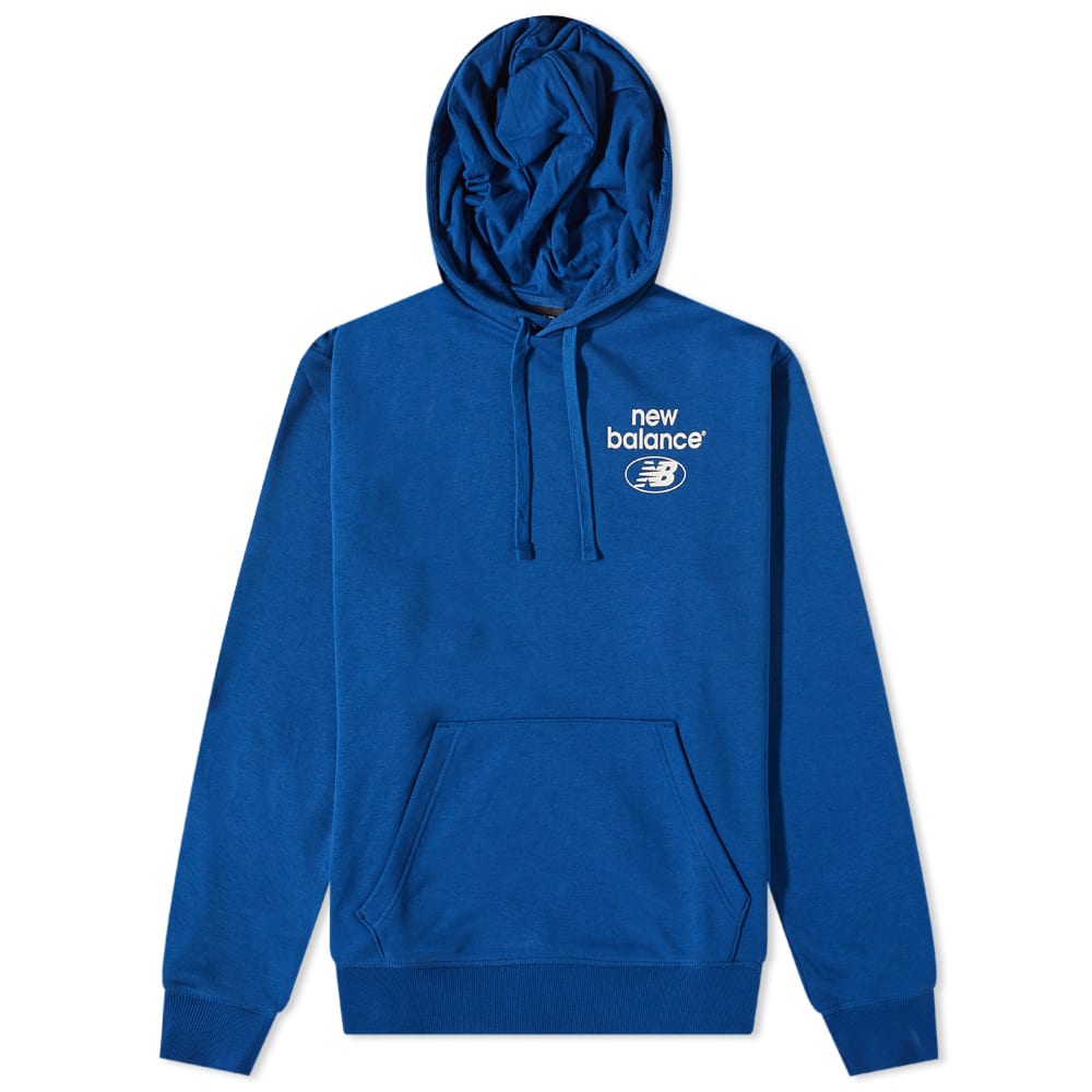Суитчър New Balance Essentials Hoody Синьо | MT31514-ATE, 0