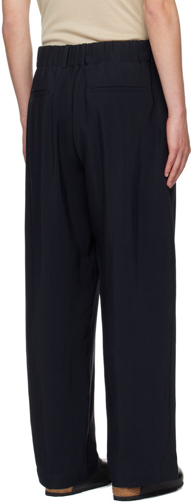 Панталони Studio Nicholson Studio Nicholson Noam Pleated Trousers Тъмно синьо | NOAM SNM - 1186, 2