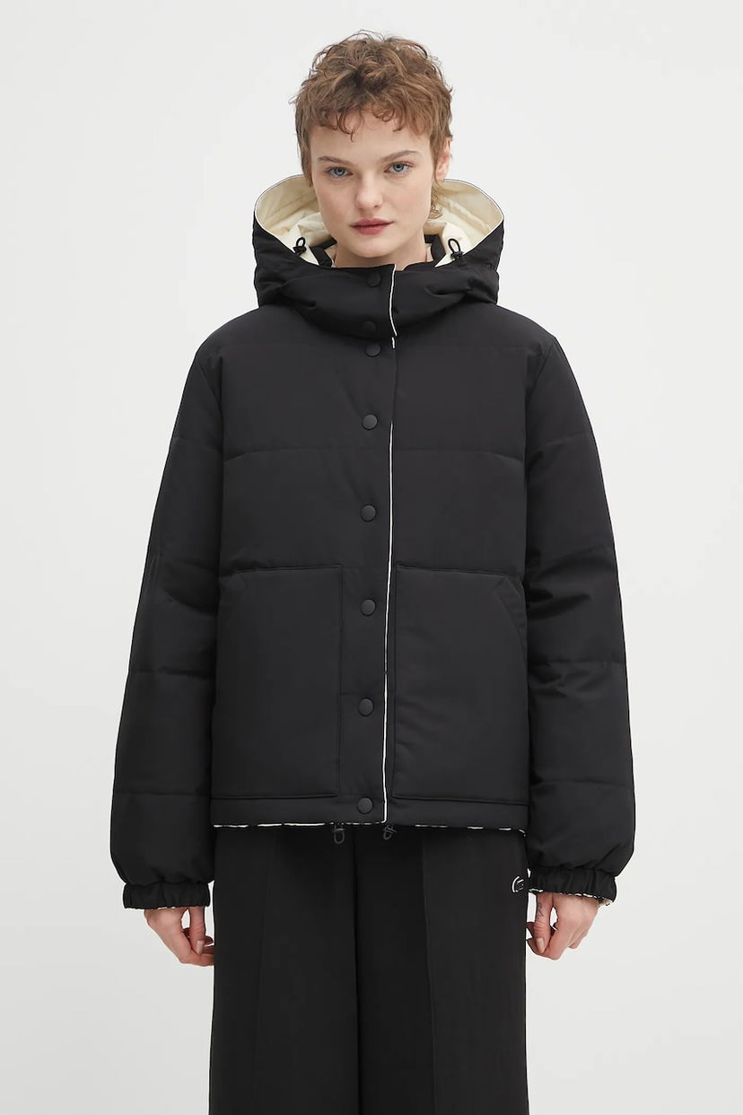Пухо яке A.P.C. A.P.C. Doudoune Sophie Reversible Hooded Puffer Jacket Черно | PSALJ.F30200