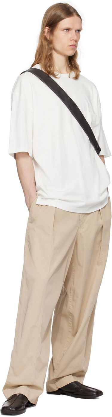 Панталони LEMAIRE Lemaire Maxi Pleated Trousers Бежово | PA1202 LF1352, 3