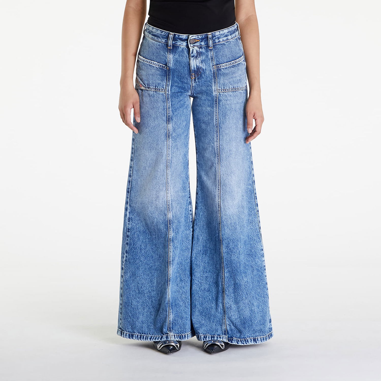 Дънки Diesel D-Akii Trousers Blue Синьо | AKII_09H95 Blue, 0
