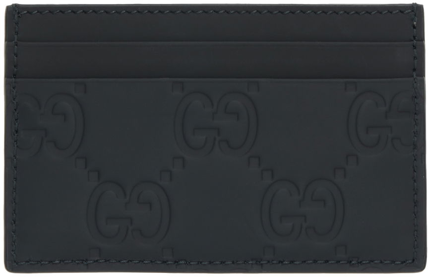 Портфейл Gucci Monogram Card Holder Черно | 771315 AAC0L, 0