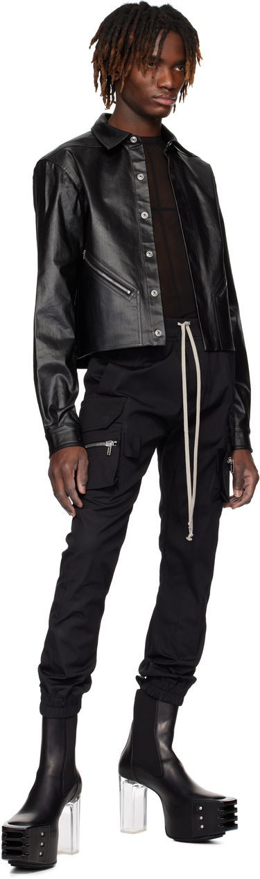 Карго панталони Rick Owens Rick Owens Hollywood Mastadon Cargo Pants Черно | RU01E5396 TE, 3
