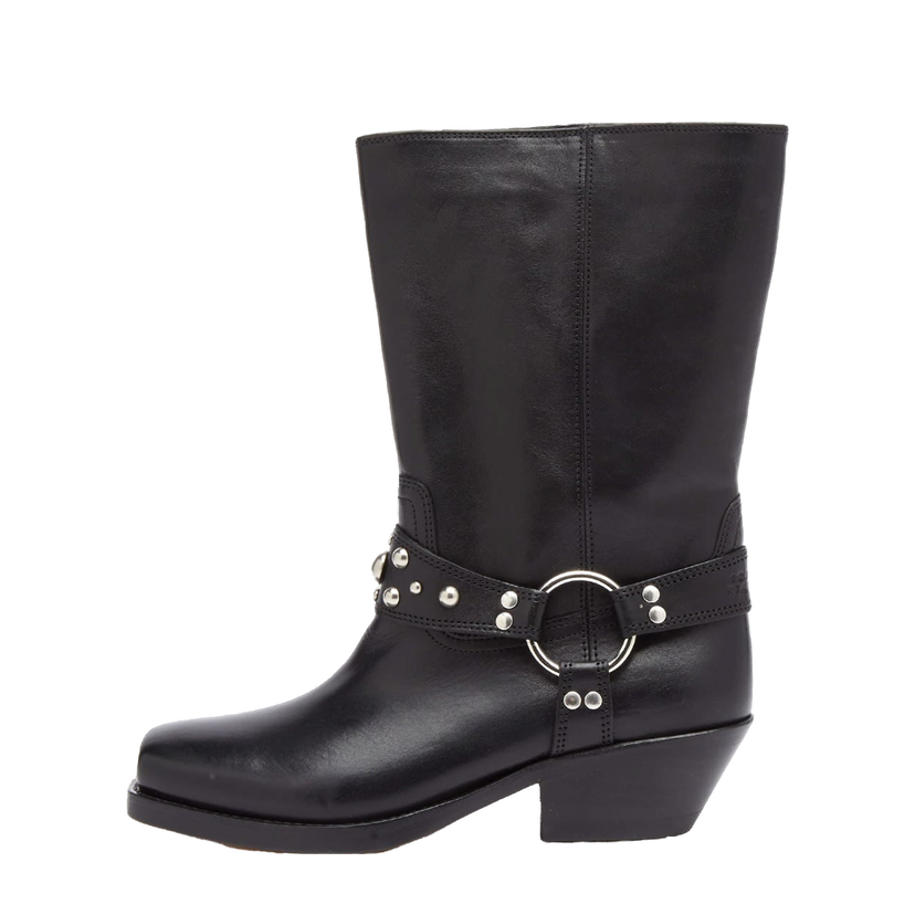 Кецове и обувки ISABEL MARANT Antya Leather Boot Black Size EU 36 Черно | 24ABO0135FA-B3A23S-01BK