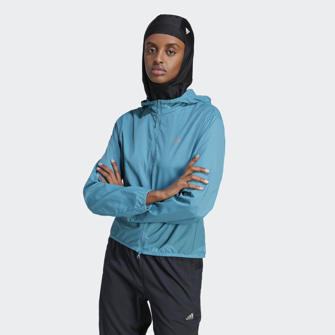 Ветровка adidas Originals Run It Windbreaker Тюркоазено | IL8604, 0