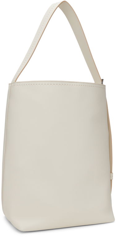 Голяма пазарска чанта Max Mara Archetipo Medium Leather Tote Бяло | 2414511051600, 2