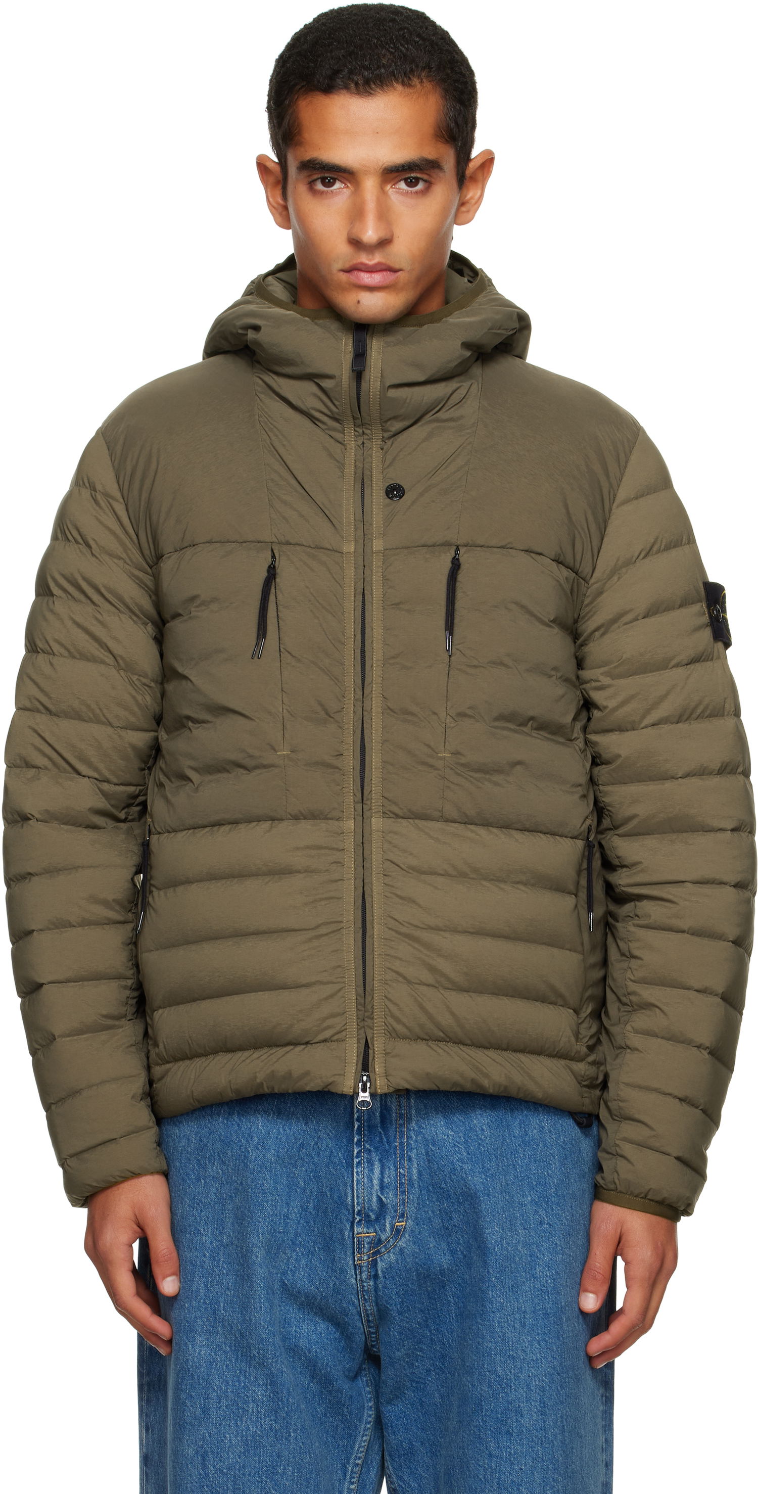 Яке Stone Island Stone Island Seamless Tunnel Nylon Down-TC Jacket Зелено | K2S15 4100020 S0183, 0