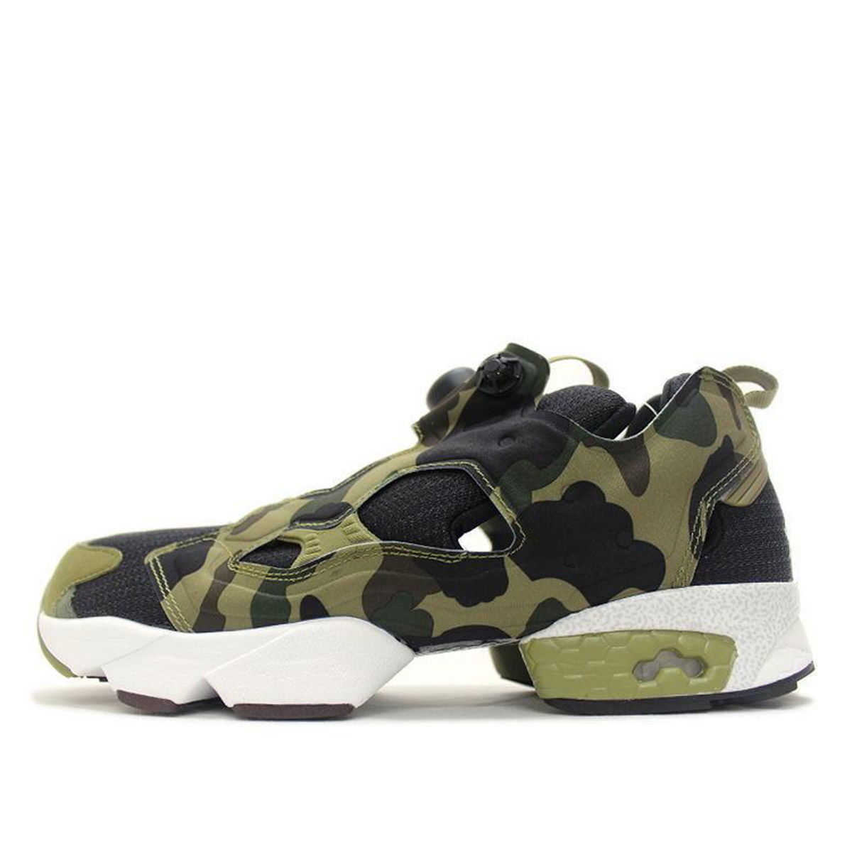 Кецове и обувки Reebok A Bathing Ape x Mita x InstaPump Fury OG "Black Earth" Зелено | V61765, 0