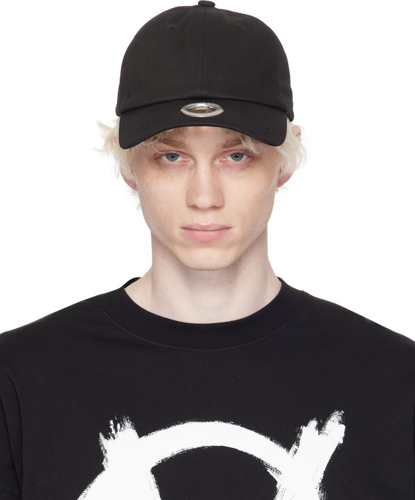 Шапка с козирка VETEMENTS Ring Cap Черно | UE64CA300B