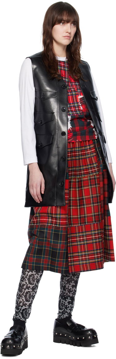 Жилетка Comme des Garçons Comme Des Garçons Belted Faux-Leather Vest Черно | TL-V009-051, 3