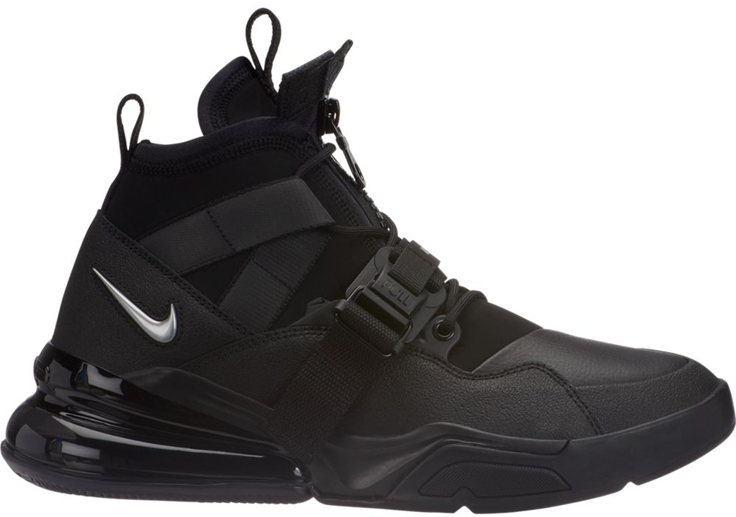 Кецове и обувки Nike Air Force 270 Utility Black Metallic Silver Черно | AQ0572-002, 0