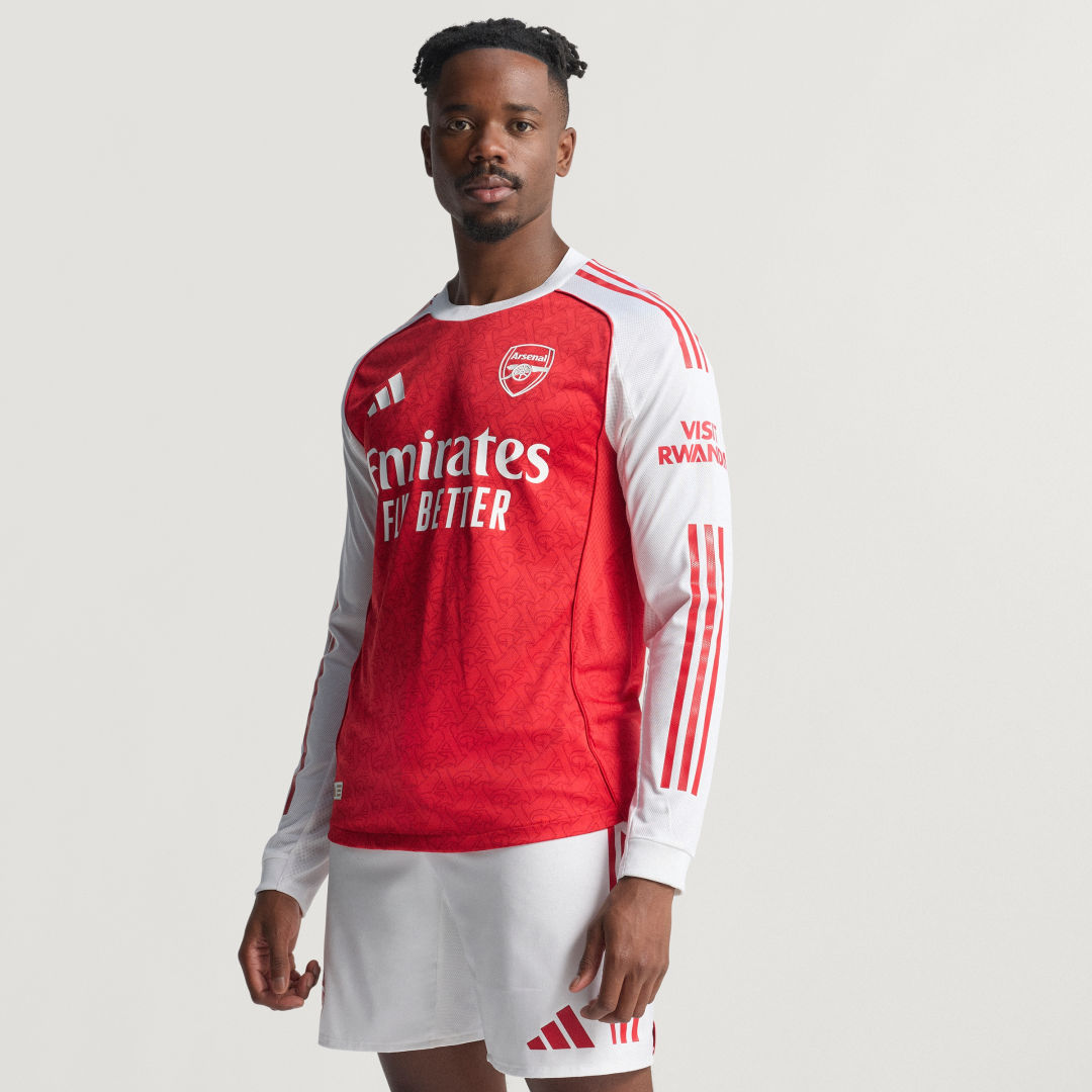 Фланелка adidas Performance Arsenal 25/26 Authentic Long Sleeve Jersey Червено | JJ1833, 0