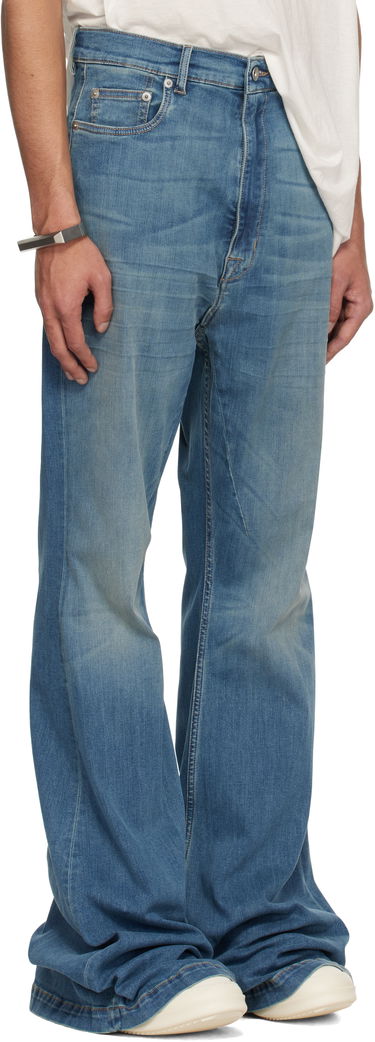 Дънки Rick Owens Rick Owens DRKSHDW Hollywood Bolan Bootcut Jeans Синьо | DU01E3365 SDWB, 1