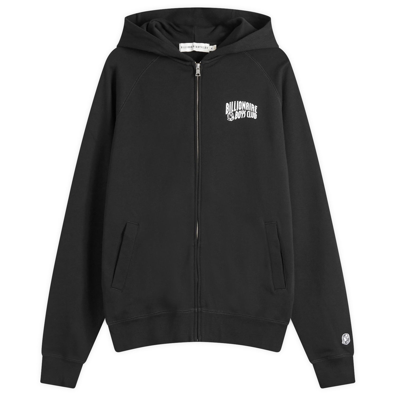 Суитчър BILLIONAIRE BOYS CLUB Men's Arch Logo Zip Hoodie, Size Small Черно | BC006-BLK, 0