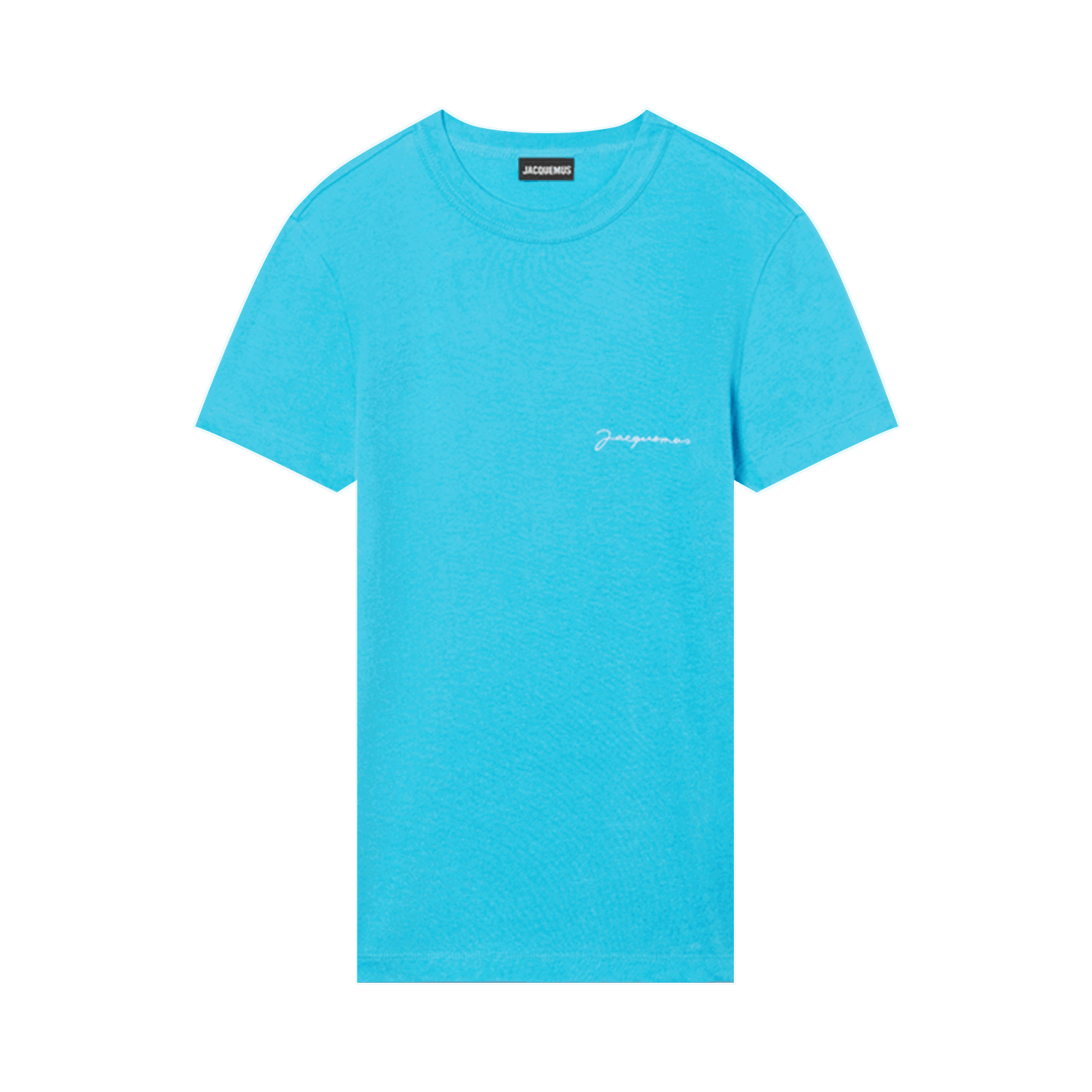 Тениска Jacquemus Le T-Shirt Тюркоазено | 211JS003 2160 340, 0