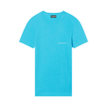 Тениска Jacquemus Le T-Shirt Тюркоазено | 211JS003 2160 340, 0