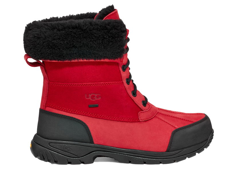 Облекло UGG Butte Samba Red Black Червено | 1130809-SRBCK