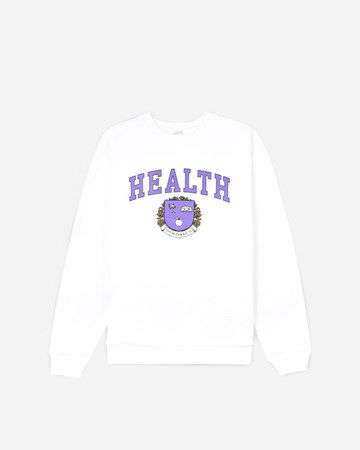 Суитчър Sporty & Rich Diana Crewneck Бяло | CR432WH, 0