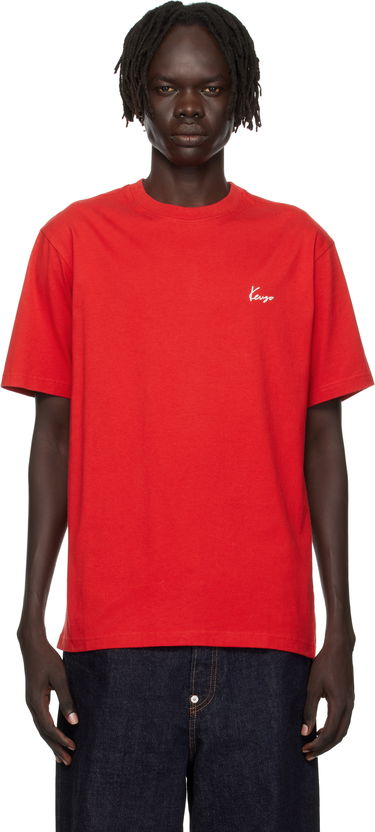 Тениска KENZO Kenzo 'KENZO Archive Bouquet' T-Shirt Червено | FF65TS2604SG, 0