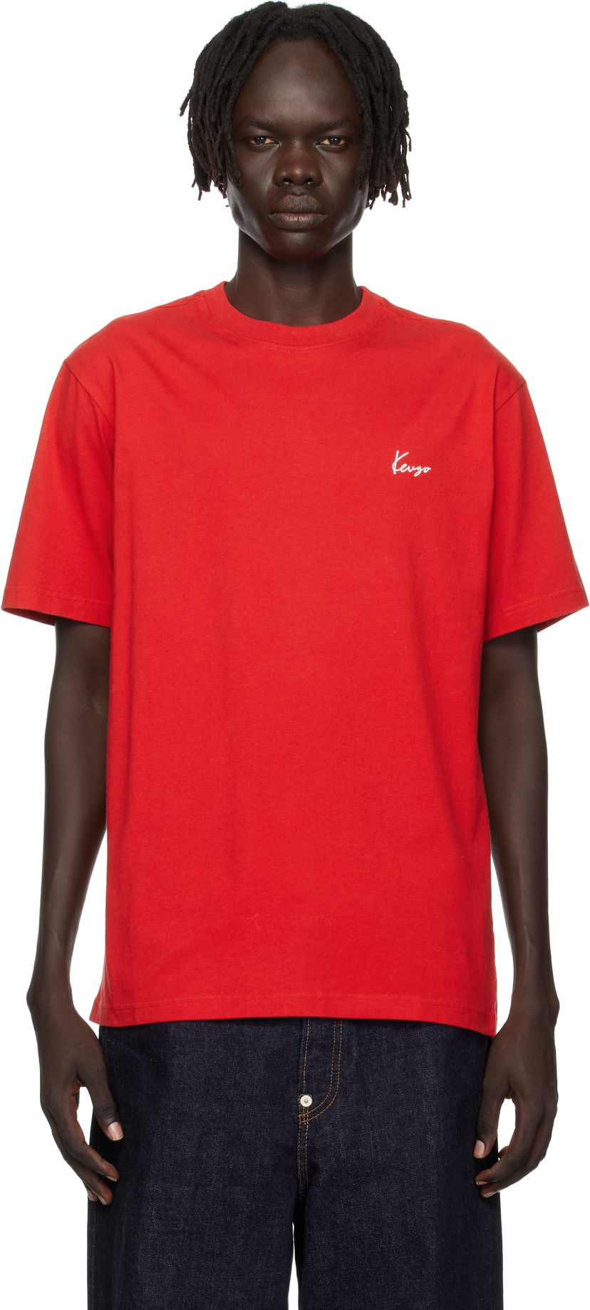 Тениска KENZO Kenzo 'KENZO Archive Bouquet' T-Shirt Червено | FF65TS2604SG