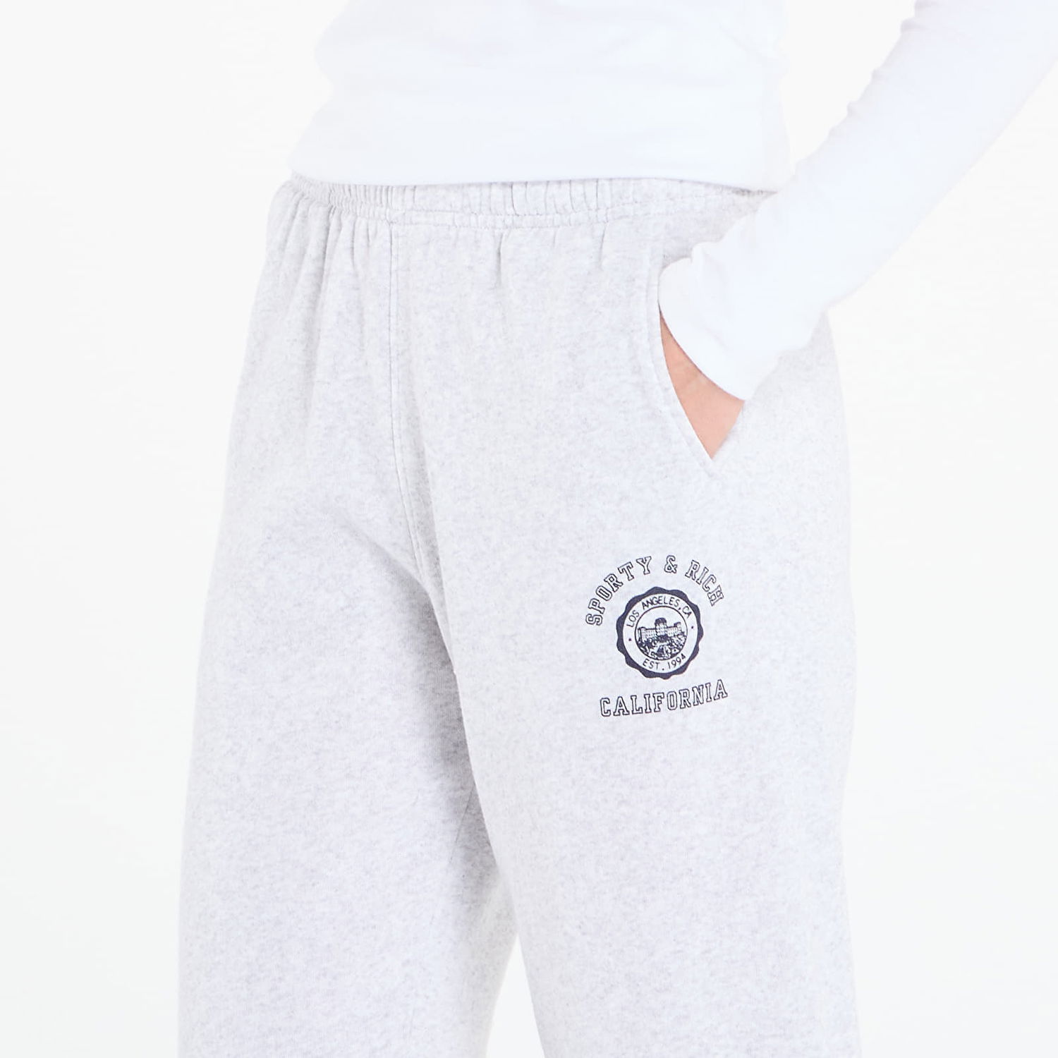 Спортни панталони Sporty & Rich Sporty & Rich California Emblem Soft Sweatpants Сиво | PA050625300GY03, 1