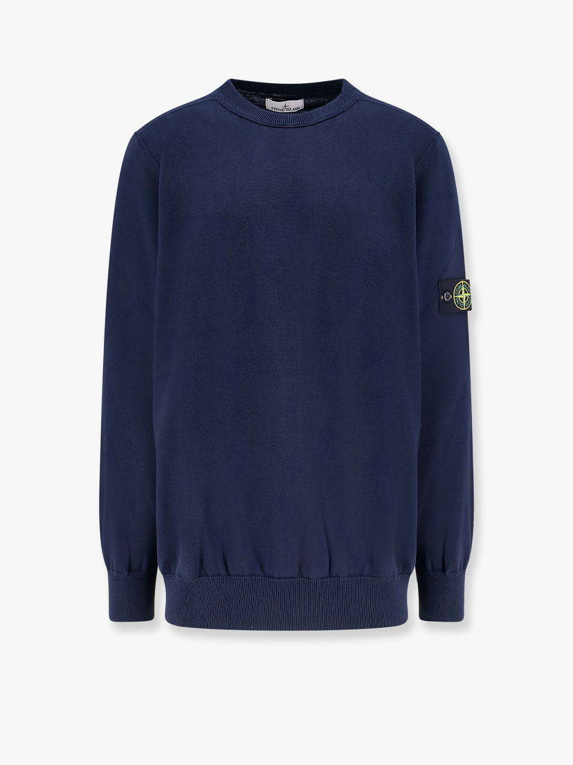 Пуловер Stone Island Navy Blue Crewneck Sweater Тъмно синьо | K1S155100053S00B2V0020