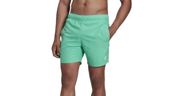 Къси панталони adidas Originals Adicolor Essentials Trefoil Тюркоазено | he9422, 1