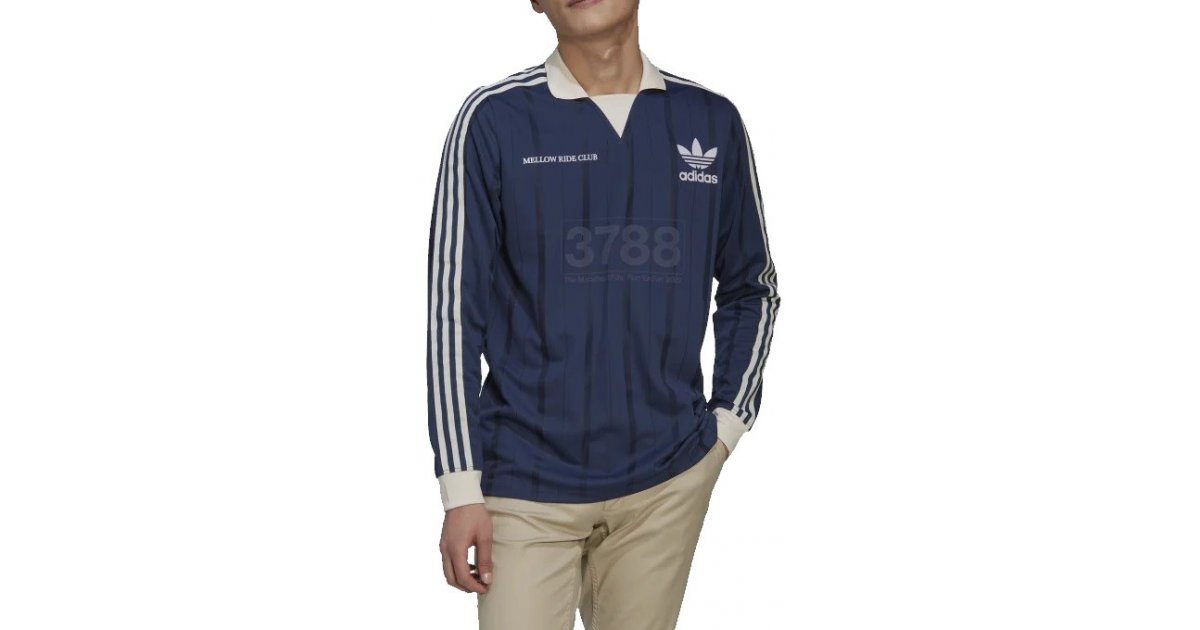 Фланелка adidas Originals Mellow Ride Club Long Sleeve Jersey Синьо | hn1676, 1