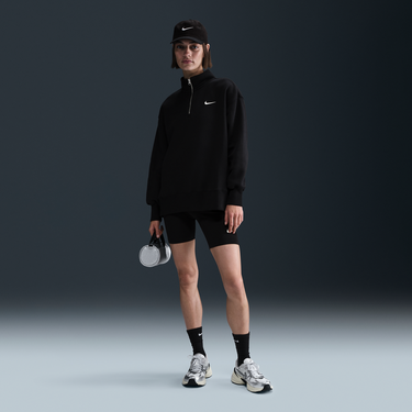 Суитчър Nike Sportswear Phoenix Fleece Quarter-Zip Sweatshirt Черно | HJ0931-010, 2