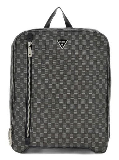 Чанта за кръста GUESS Torino Laptop Bag With All-Over Print Сиво | HMJESEP4161